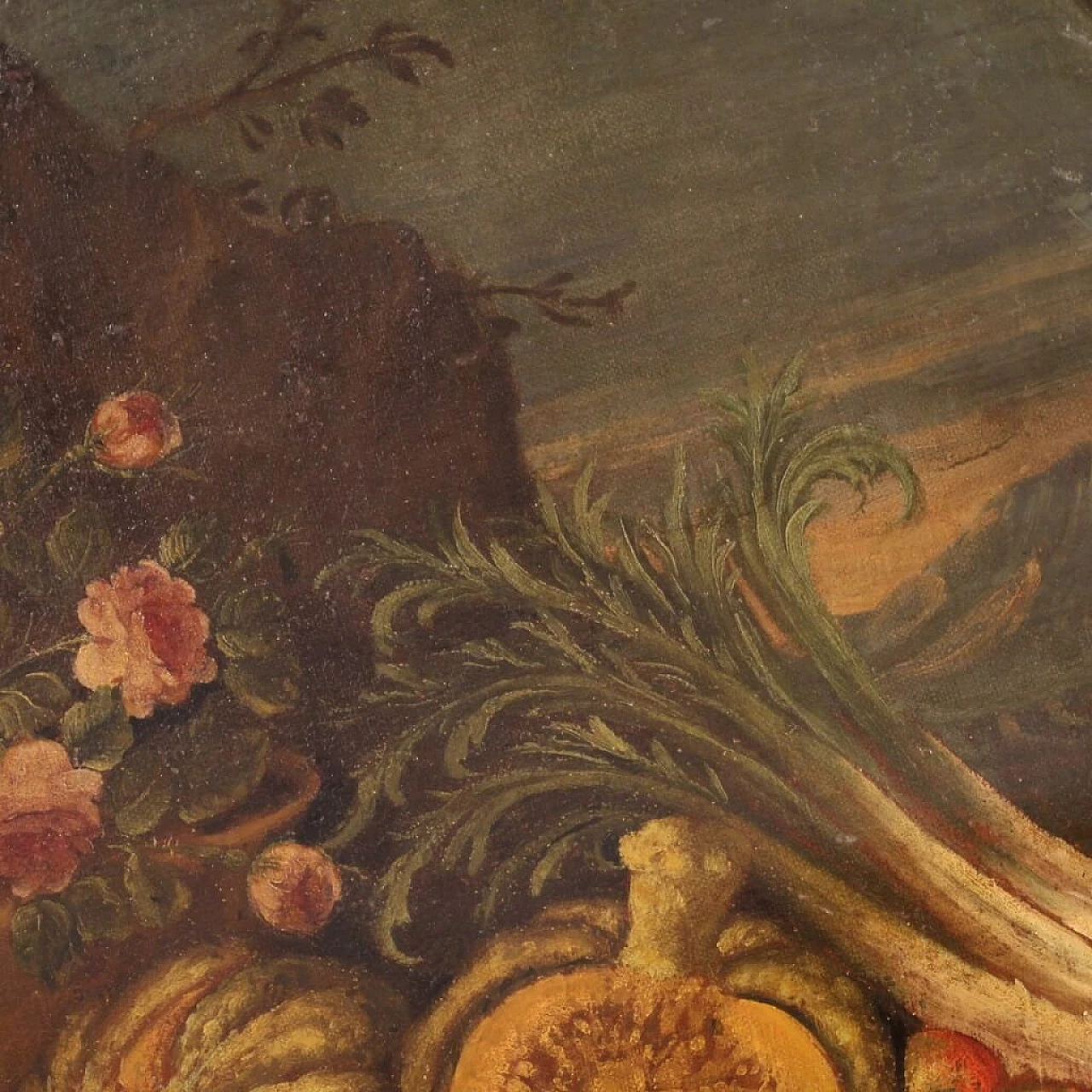 Oil on oval canvas depicting Still Life, 18th century 7