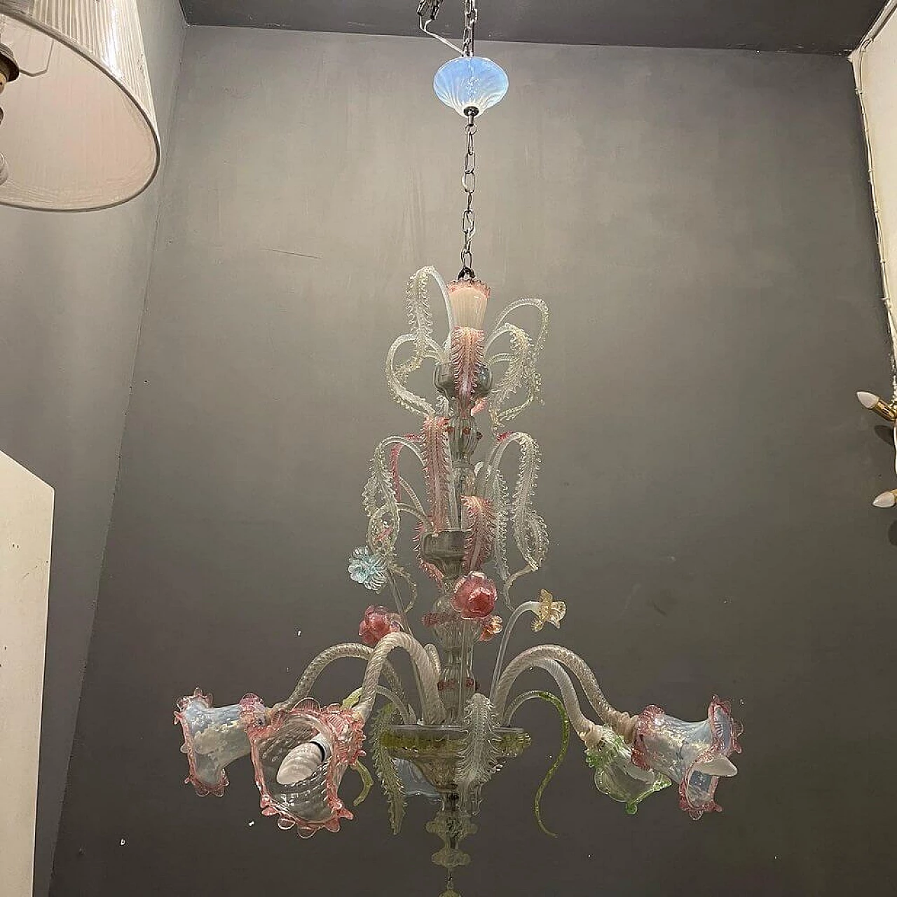 Venetian Murano glass chandelier, 1960s 1