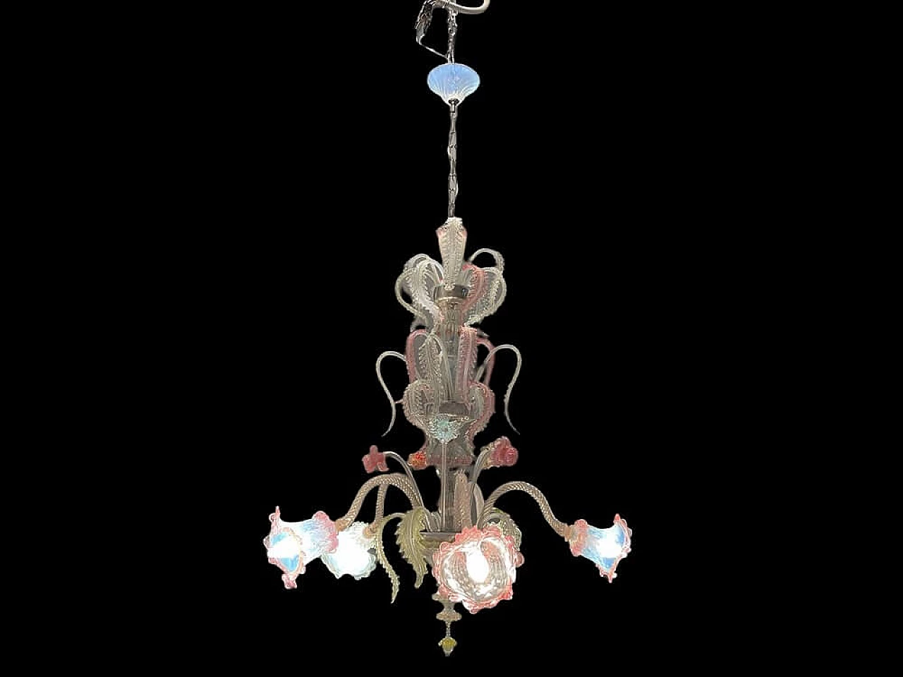 Venetian Murano glass chandelier, 1960s 2