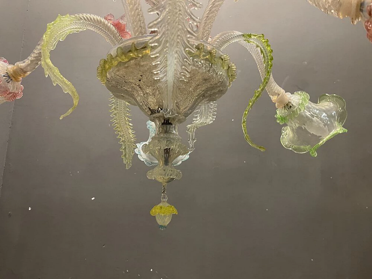 Venetian Murano glass chandelier, 1960s 4