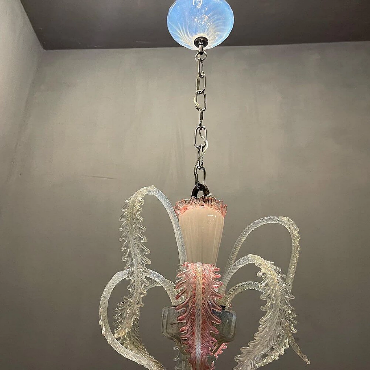 Venetian Murano glass chandelier, 1960s 6