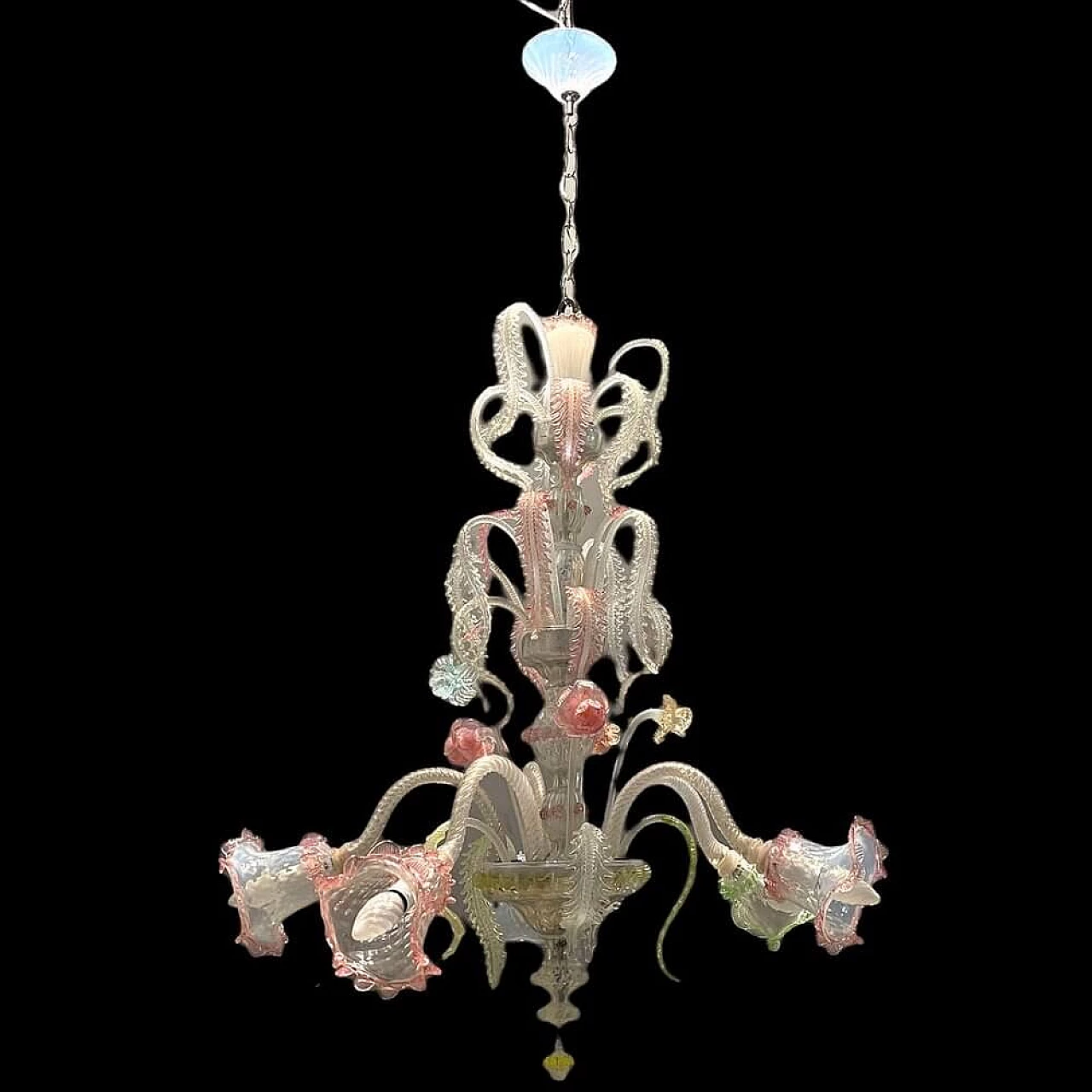Venetian Murano glass chandelier, 1960s 7