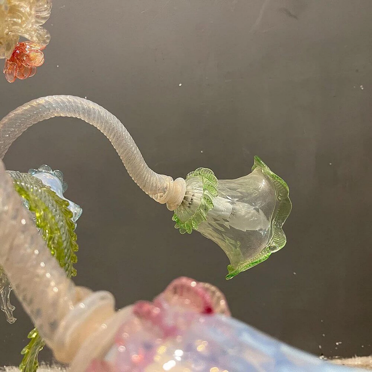 Venetian Murano glass chandelier, 1960s 9