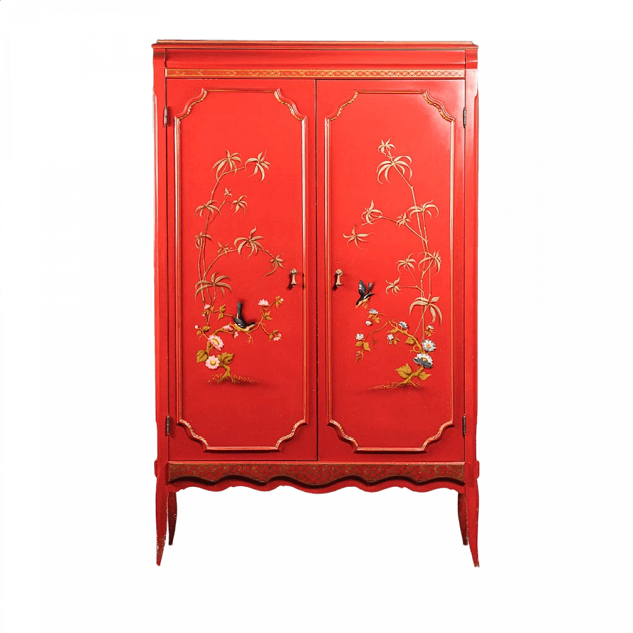 Armadio stile orientale in legno, anni '60 14