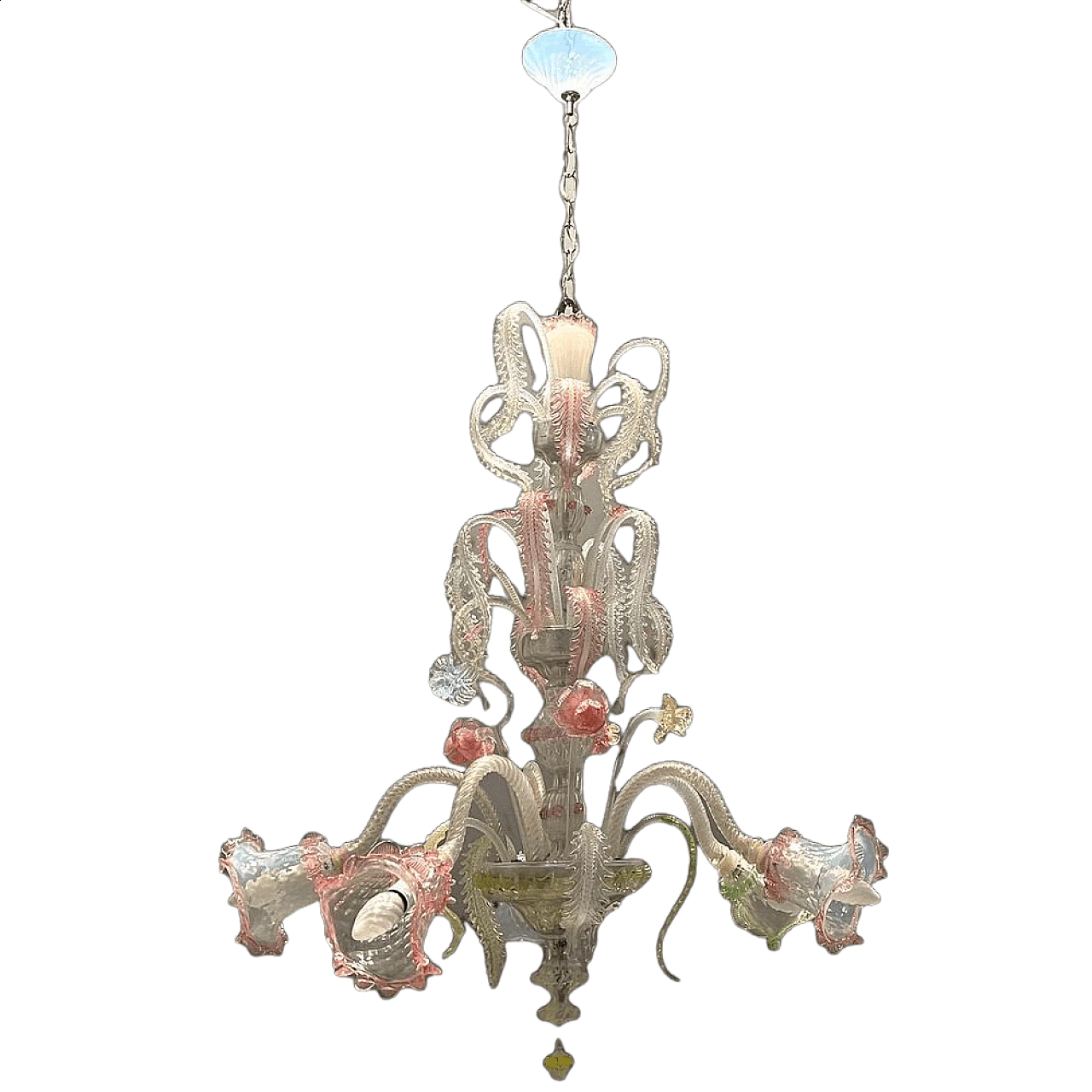 Venetian Murano glass chandelier, 1960s 10