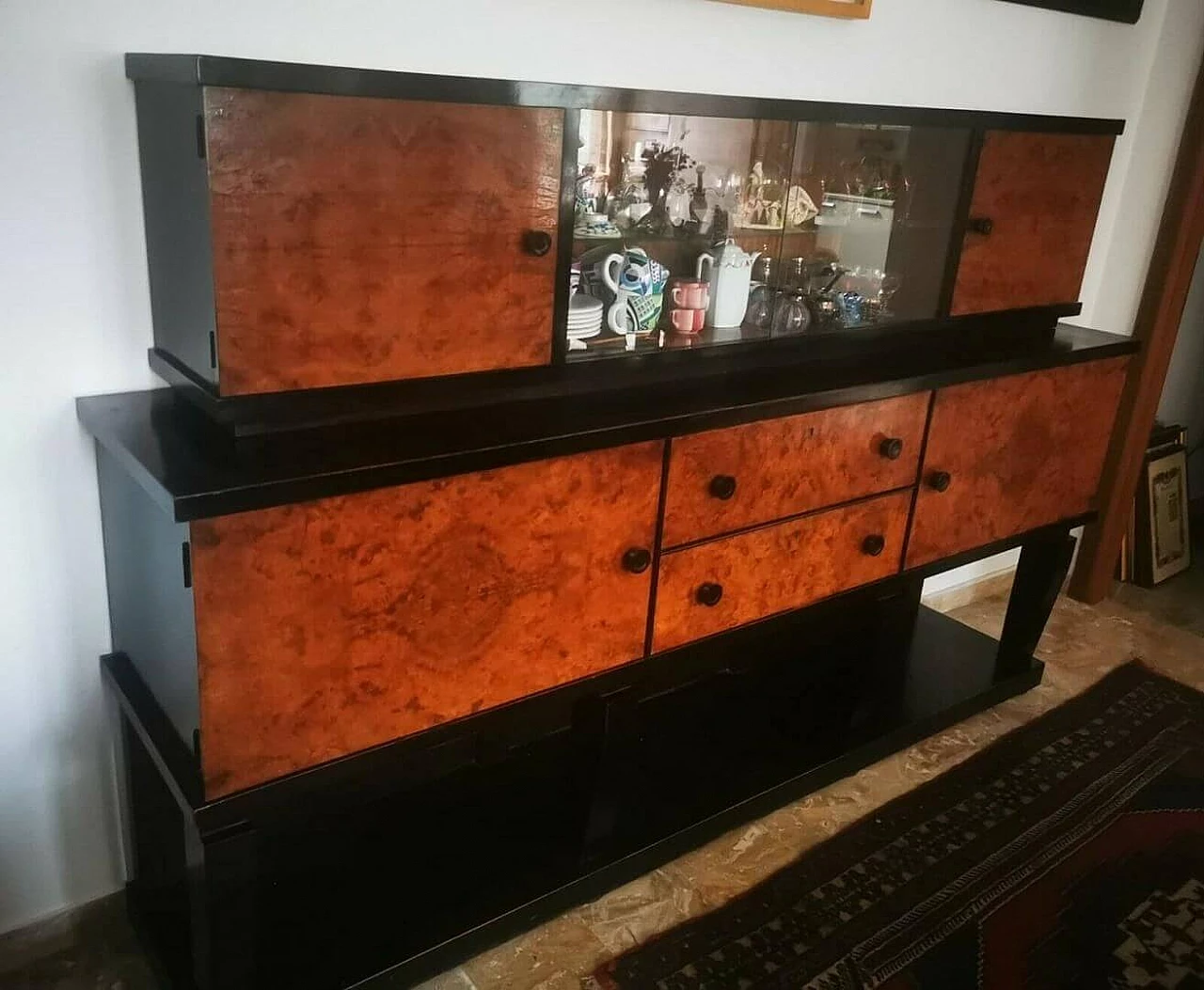 Credenza buffet Art Déco di "Ebanisteria Golfieri" (Faenza) anni '30 5