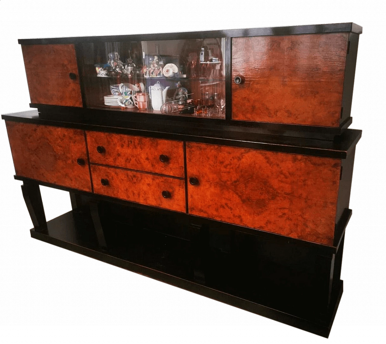 Credenza buffet Art Déco di "Ebanisteria Golfieri" (Faenza) anni '30 7