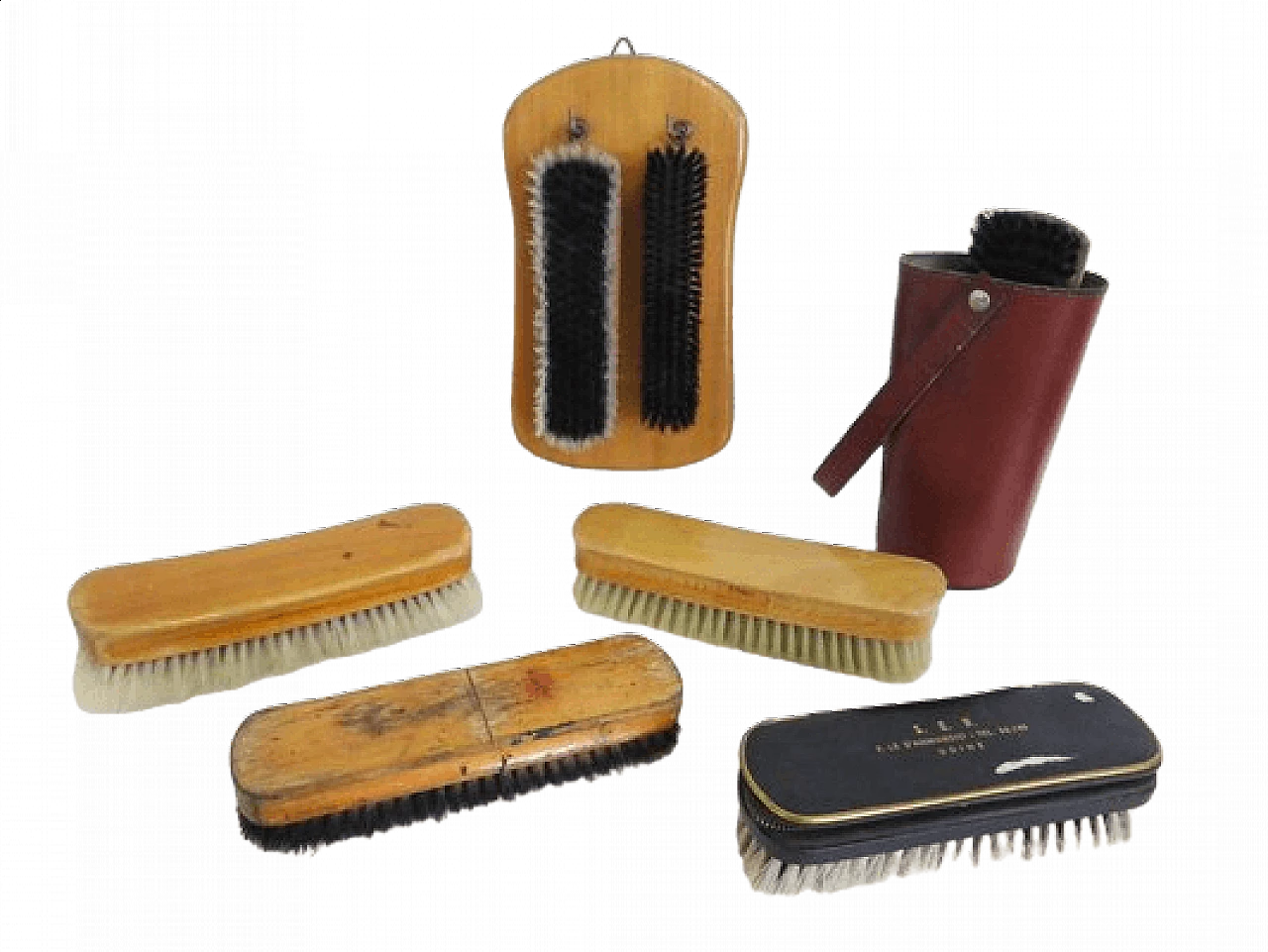 9 Verbania shoe brushes, 1960s 1407210