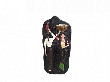 Painted ceramic figure, 1970s