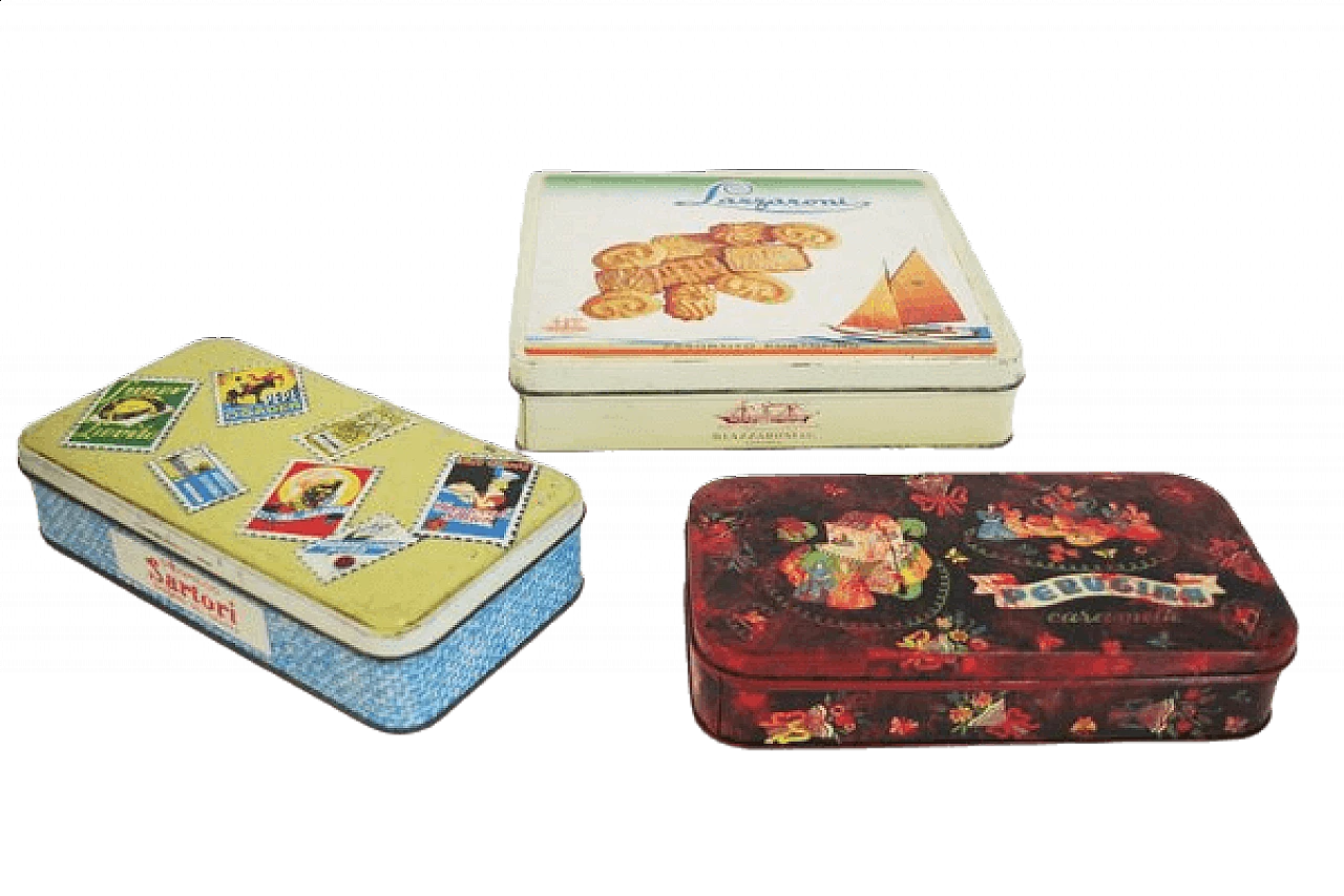 3 tin sweet boxes, 1960s 1407157