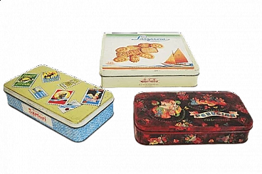 3 tin sweet boxes, 1960s