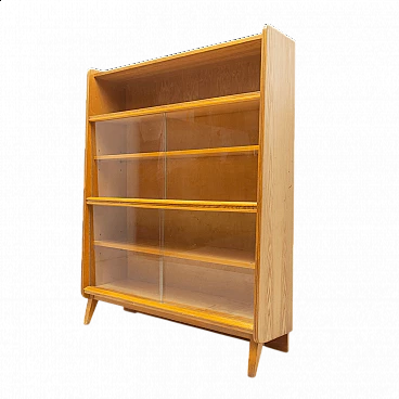Libreria in noce di František Jirák per Jitona, anni '60