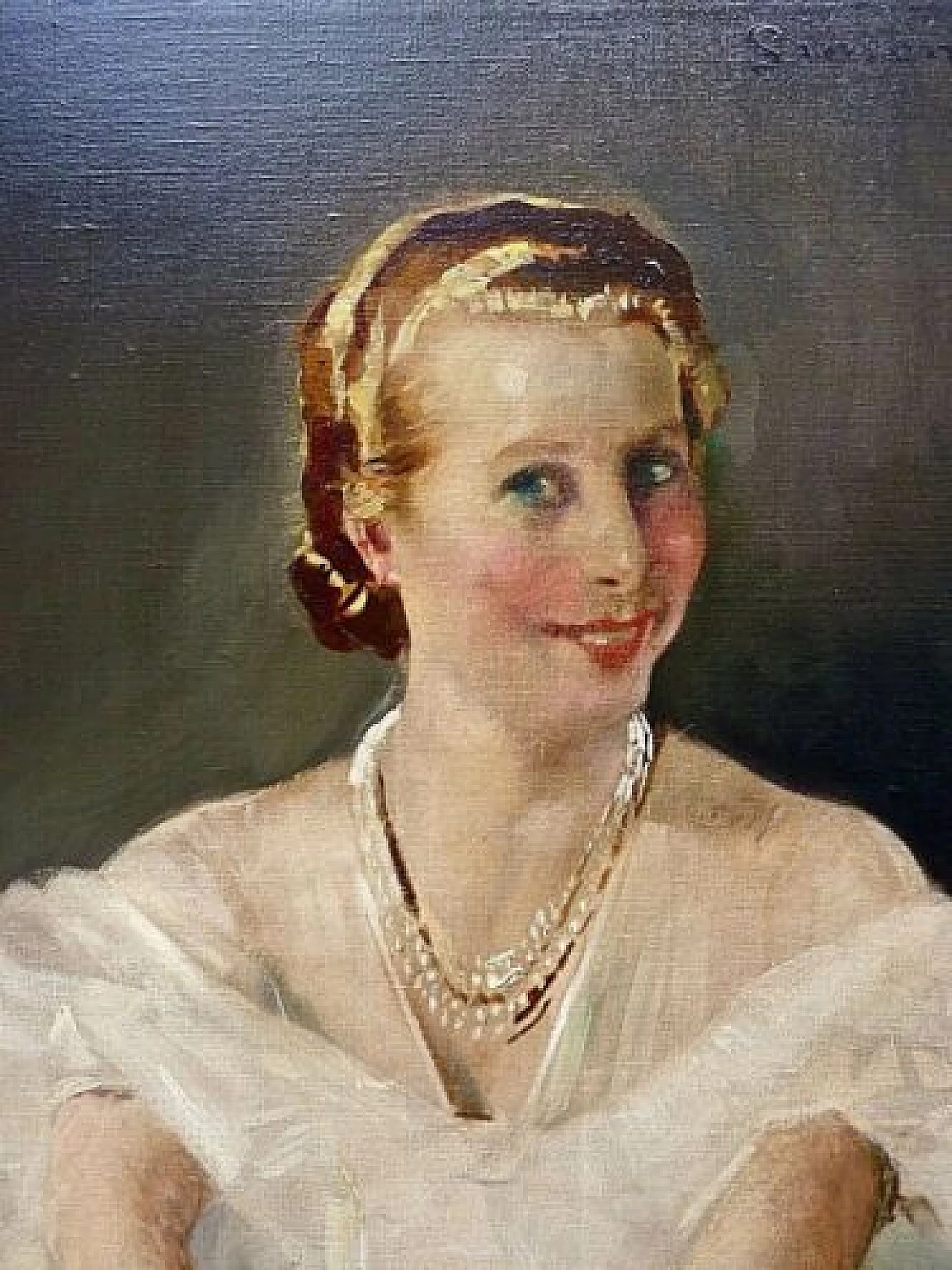 Charles Joseph Watelet, Portrait of Simone Mirat, oil on canvas, 1935 4