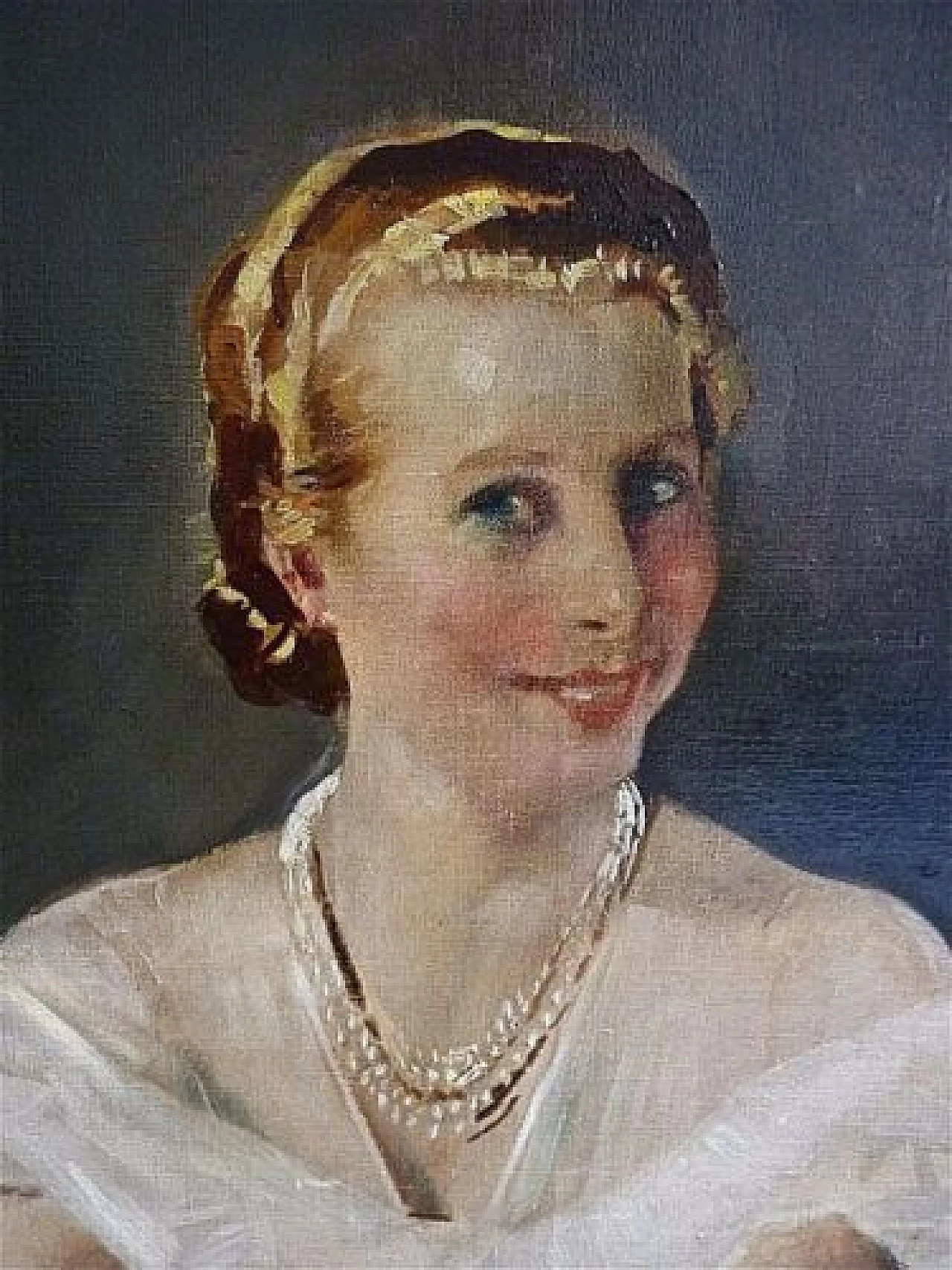 Charles Joseph Watelet, Portrait of Simone Mirat, oil on canvas, 1935 5