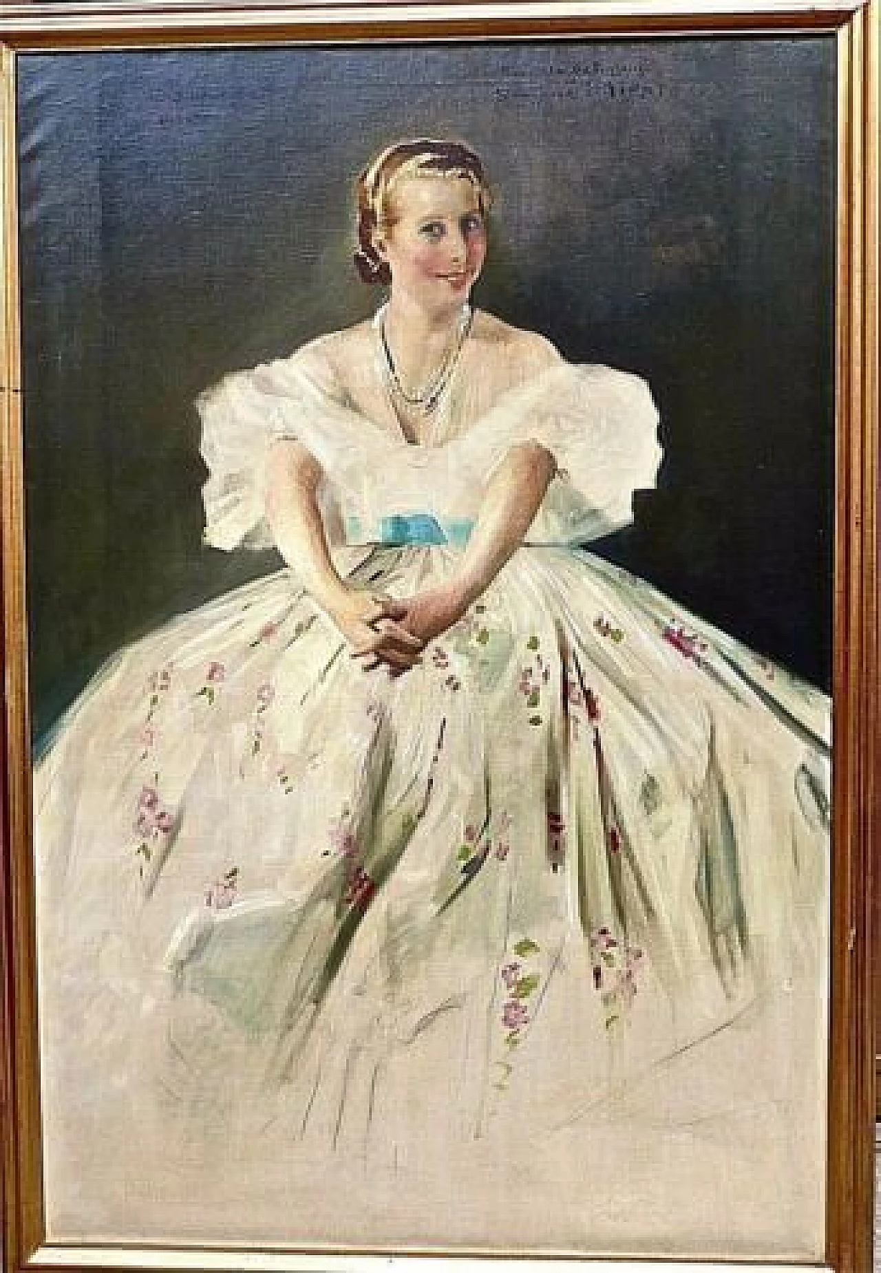 Charles Joseph Watelet, Portrait of Simone Mirat, oil on canvas, 1935 7