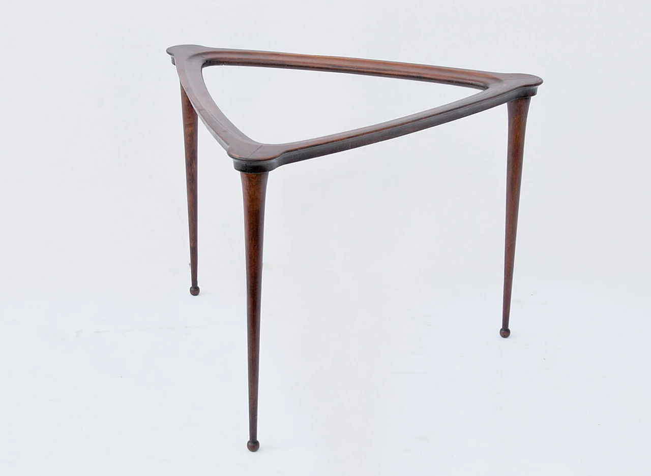 Tavolino da salotto nello stile di Osvaldo Borsani, anni '50 1