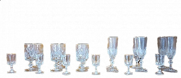 18 Crystal glasses, 1970s