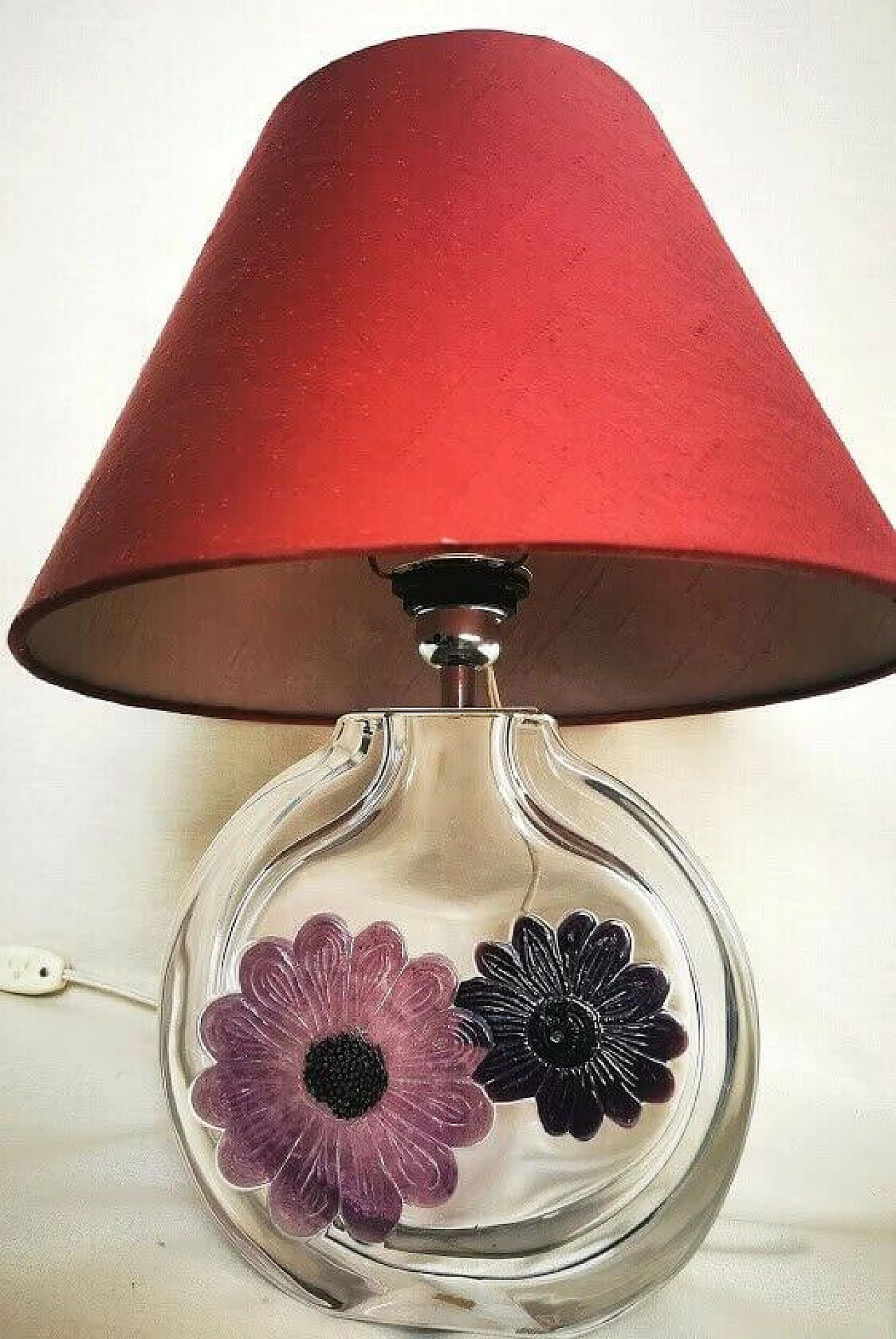 Lampada da tavolo in cristallo Daum France, anni '70 4