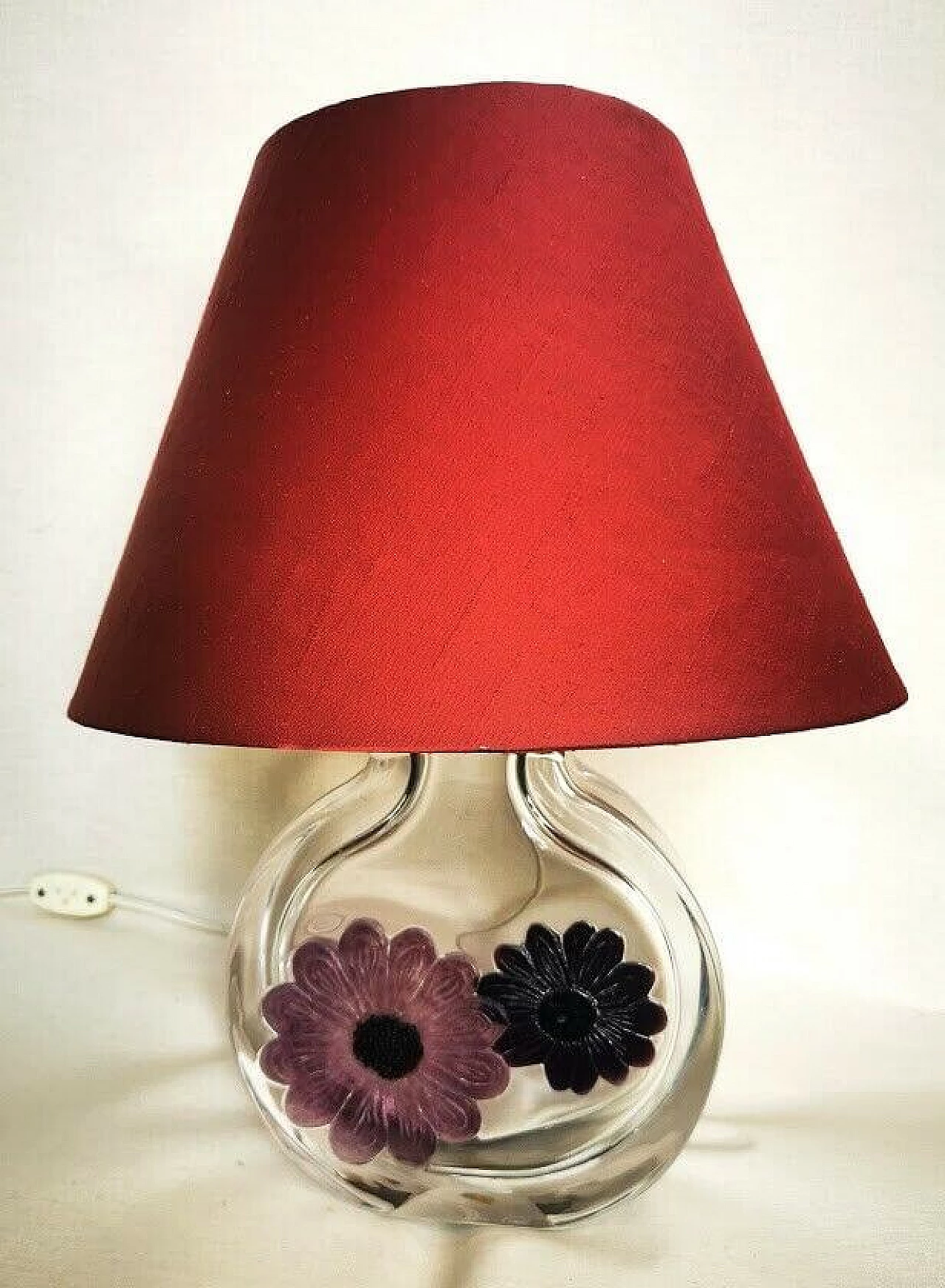 Lampada da tavolo in cristallo Daum France, anni '70 9