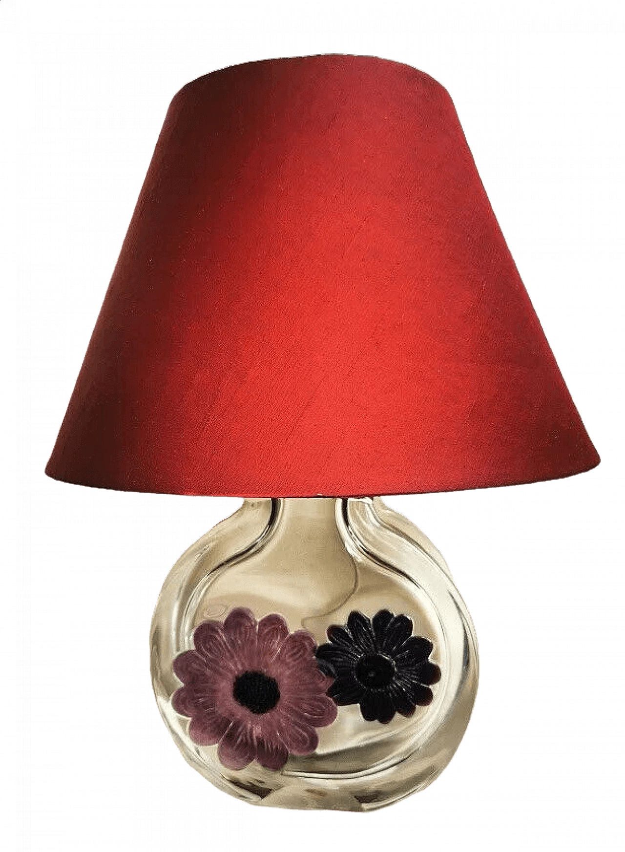 Lampada da tavolo in cristallo Daum France, anni '70 10