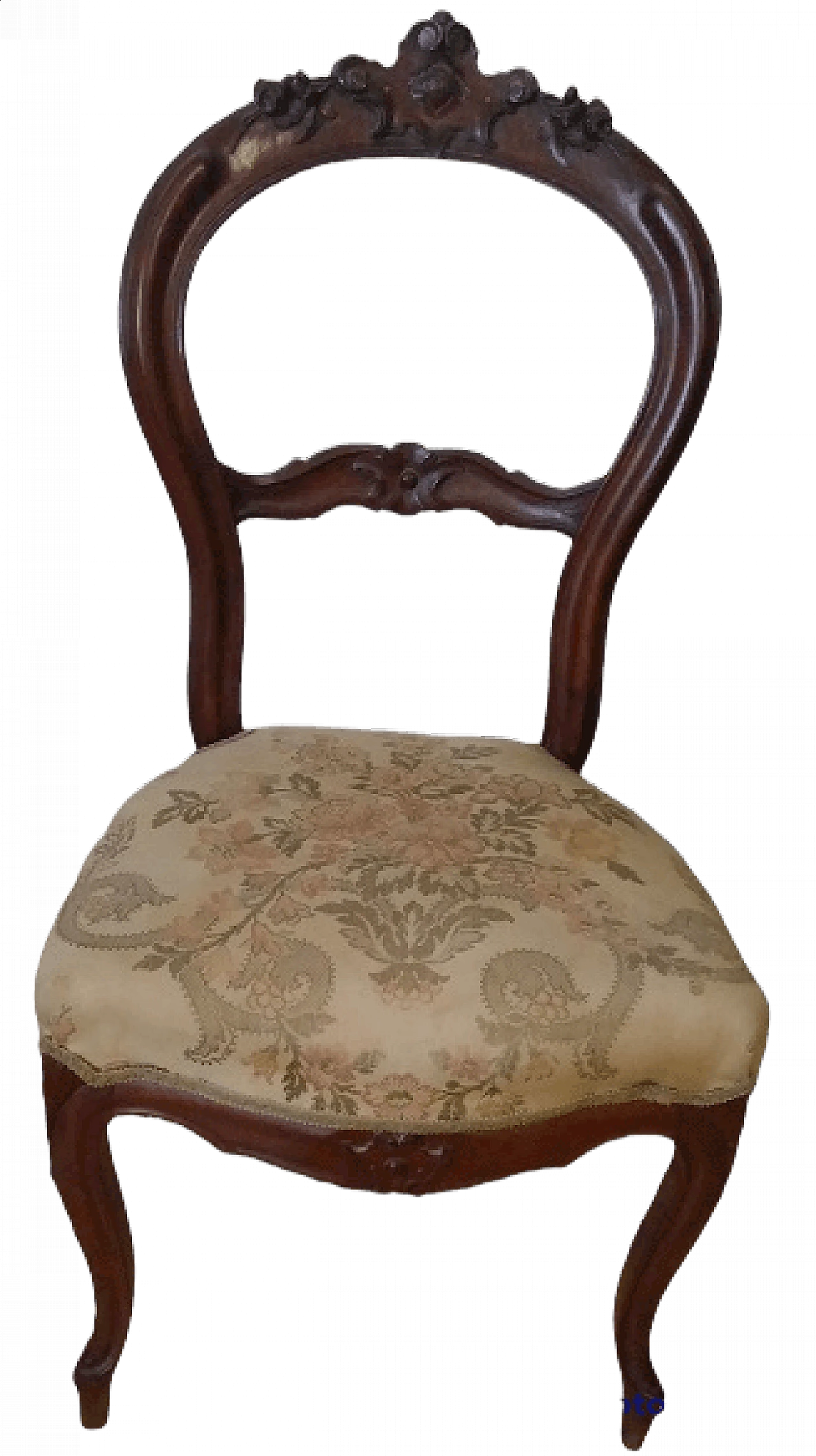 Walnut armchair, 1960s 4