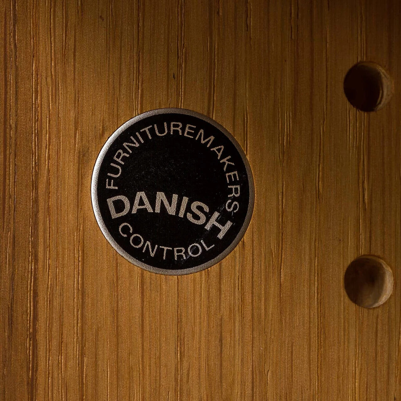 Wall unit in teak and brass by Hansen & Guldborg, 60s 19