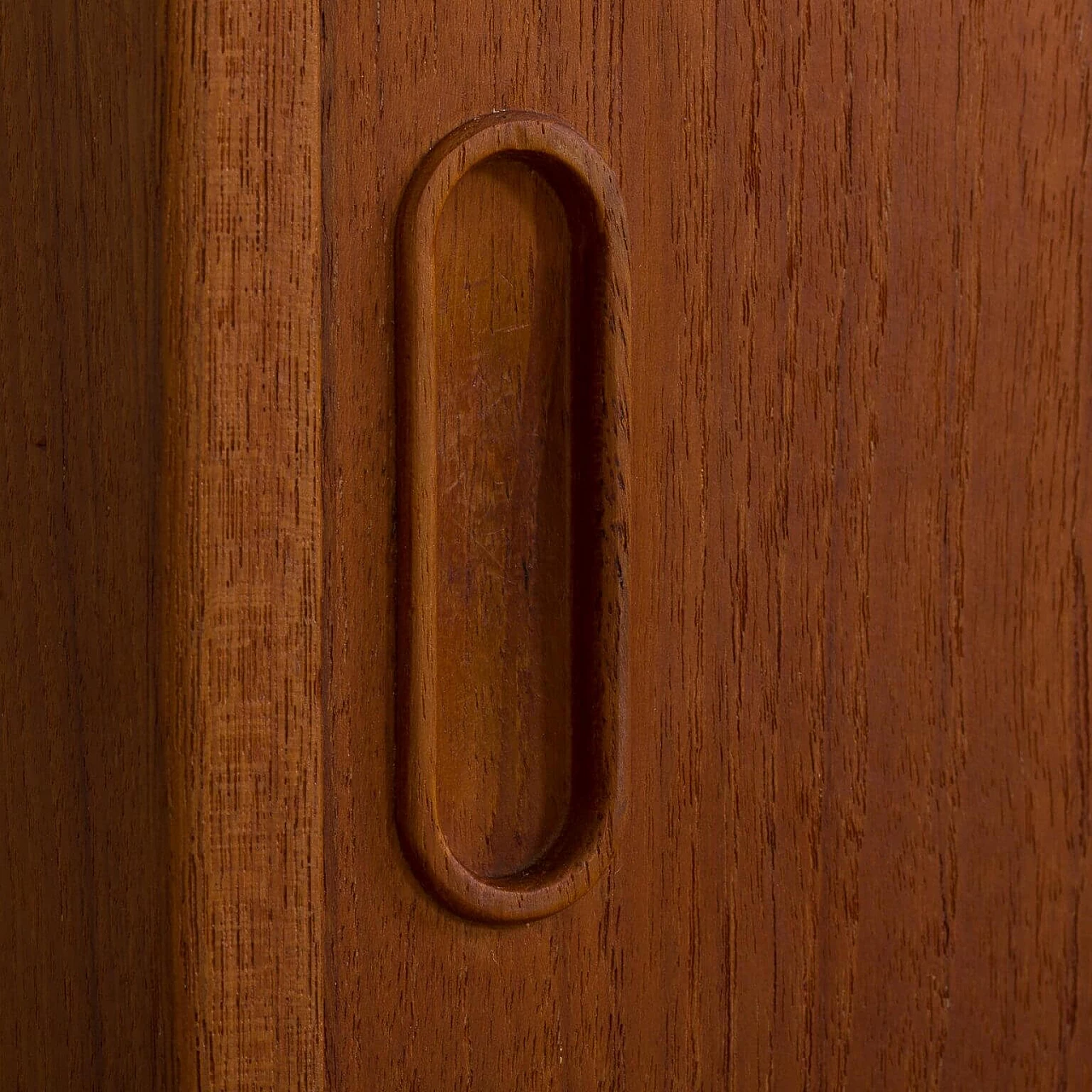 Wall unit in teak and brass by Hansen & Guldborg, 60s 20