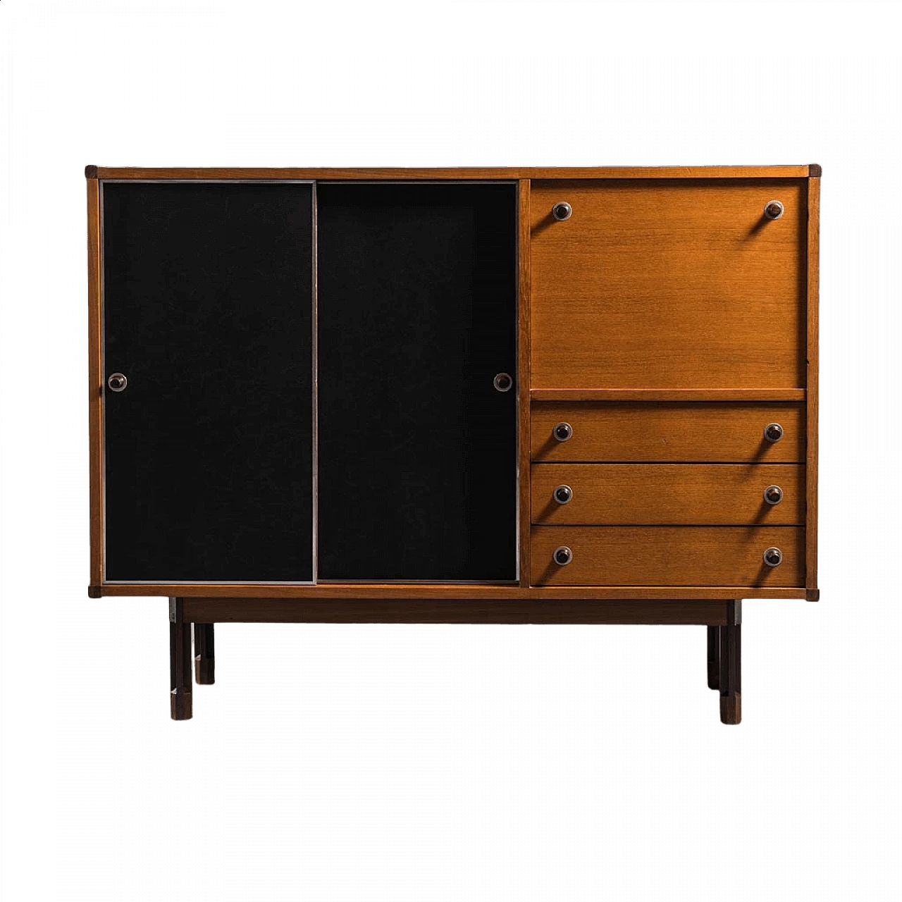 Wooden Sideboard by George Coslin for 3V, 60s 12