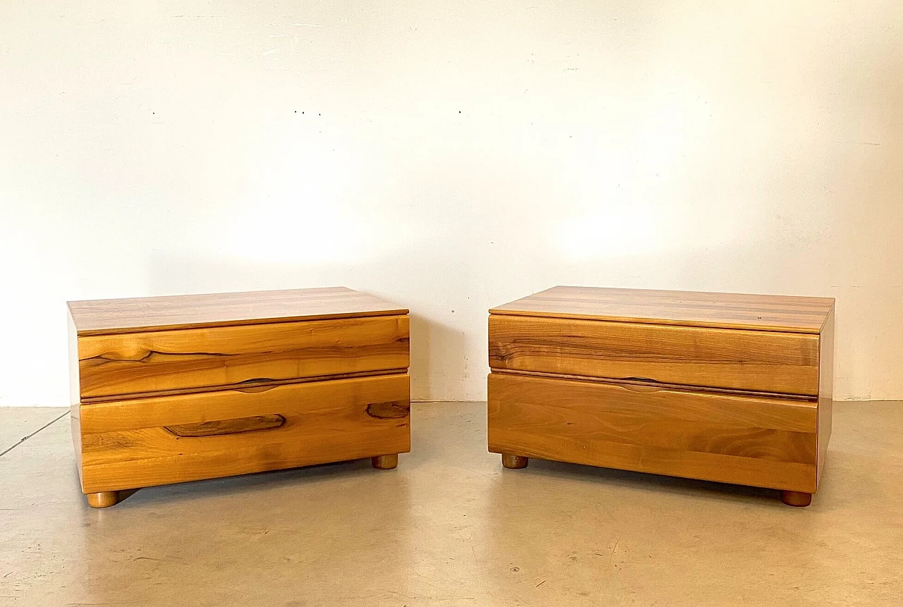 Pair of Mario Marenco bedside tables for Mobil Girgi, 1970s 1