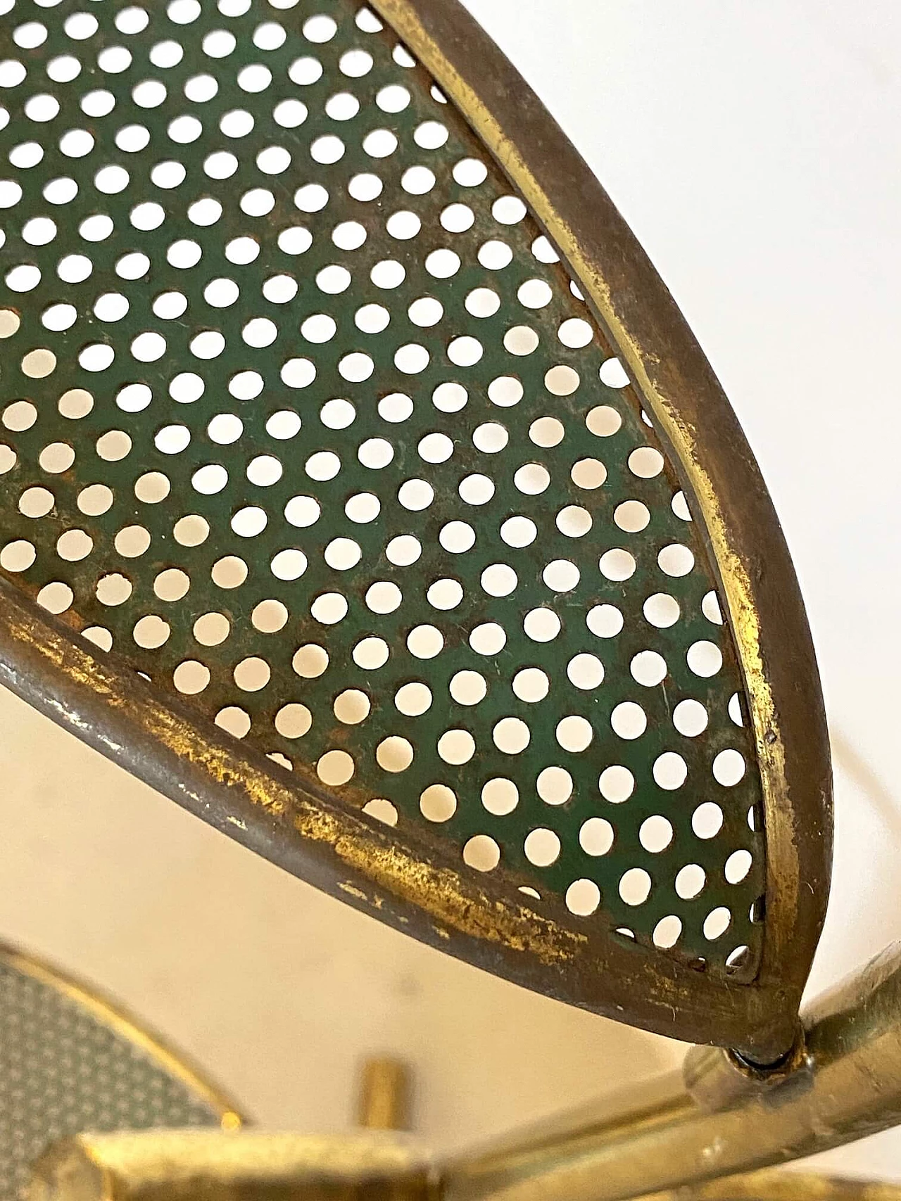 Brass vase holder, 1950s 5