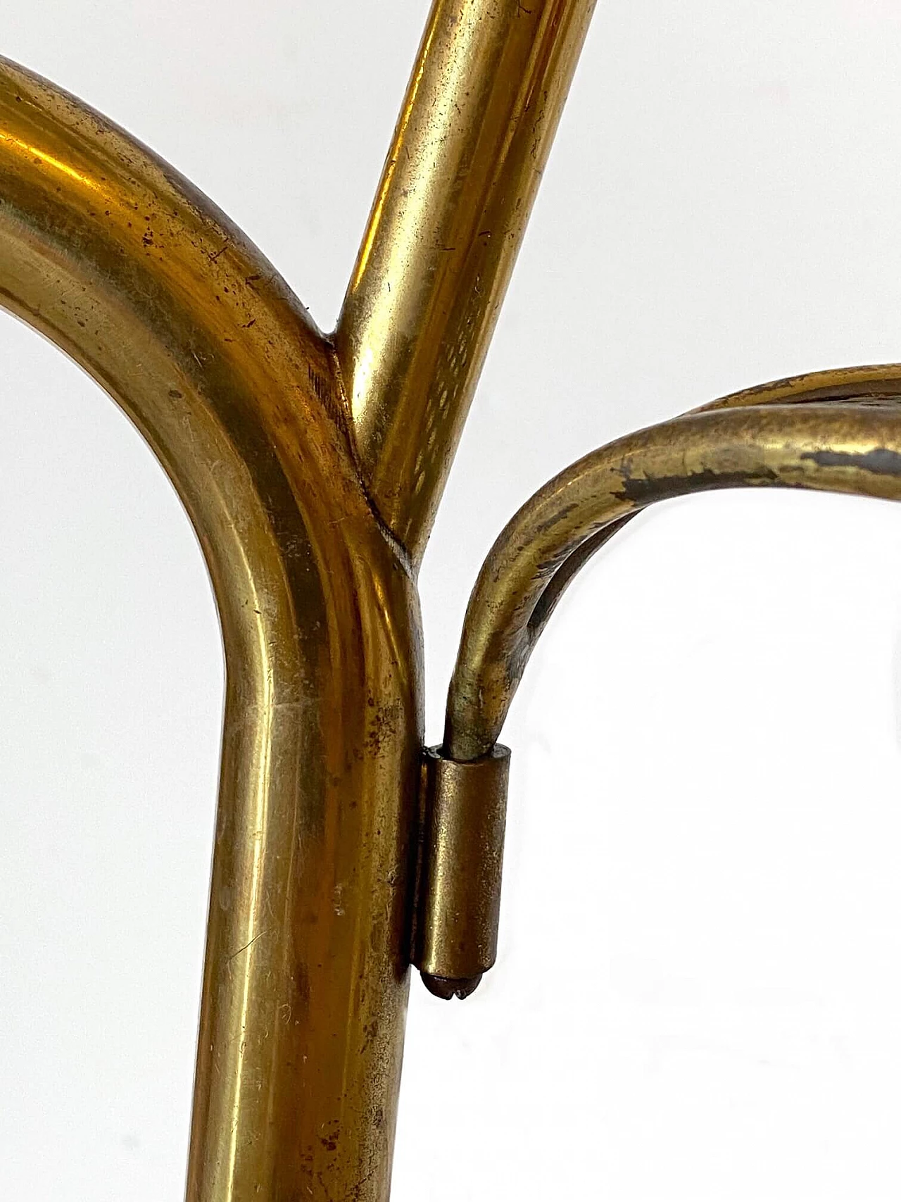 Brass vase holder, 1950s 14