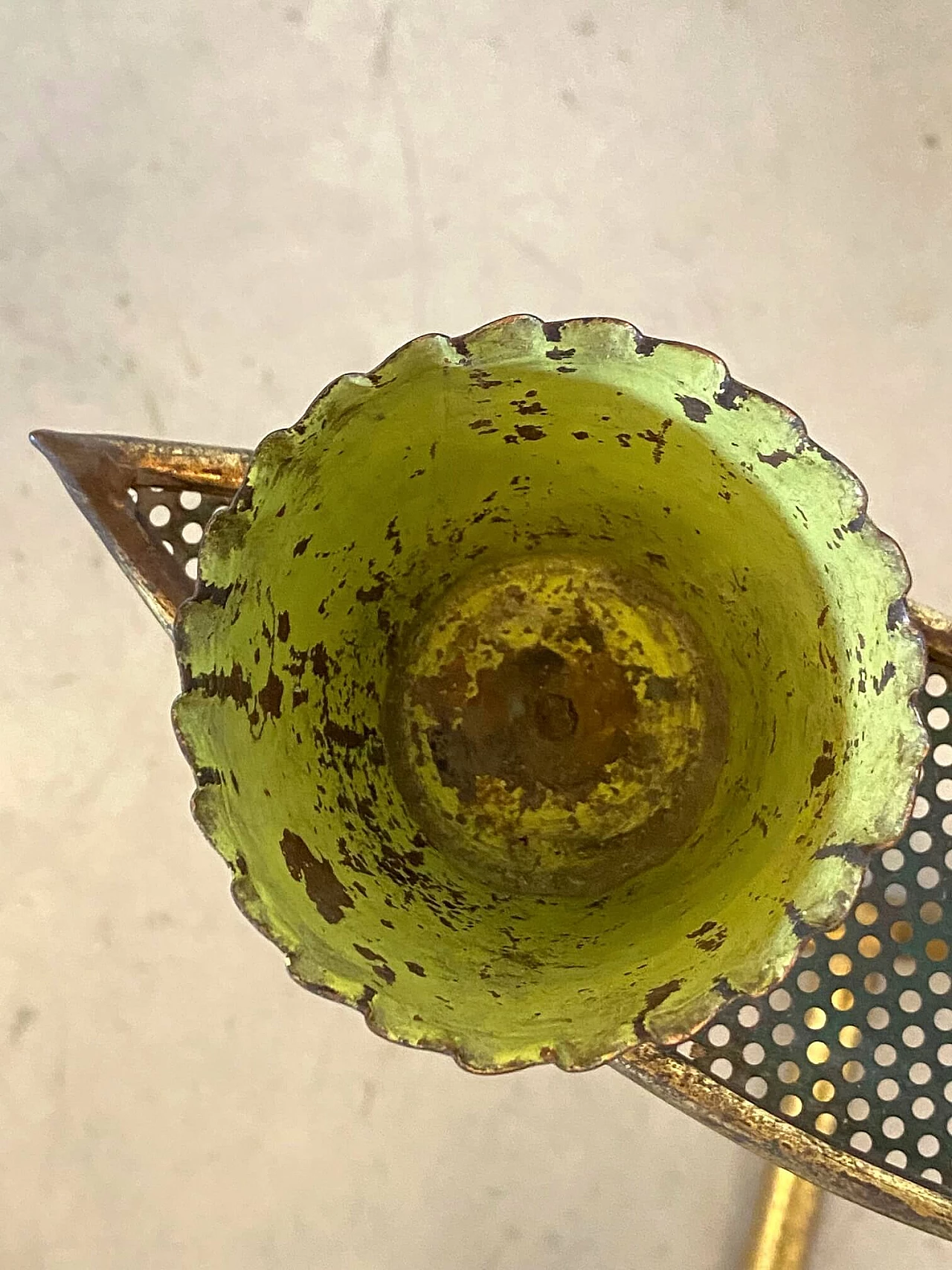 Brass vase holder, 1950s 20