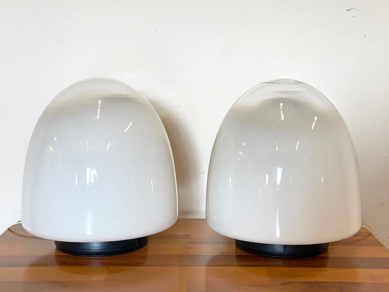 Pair of Ebe table lamps by Giusto Toso for Leucos, 1970s 1