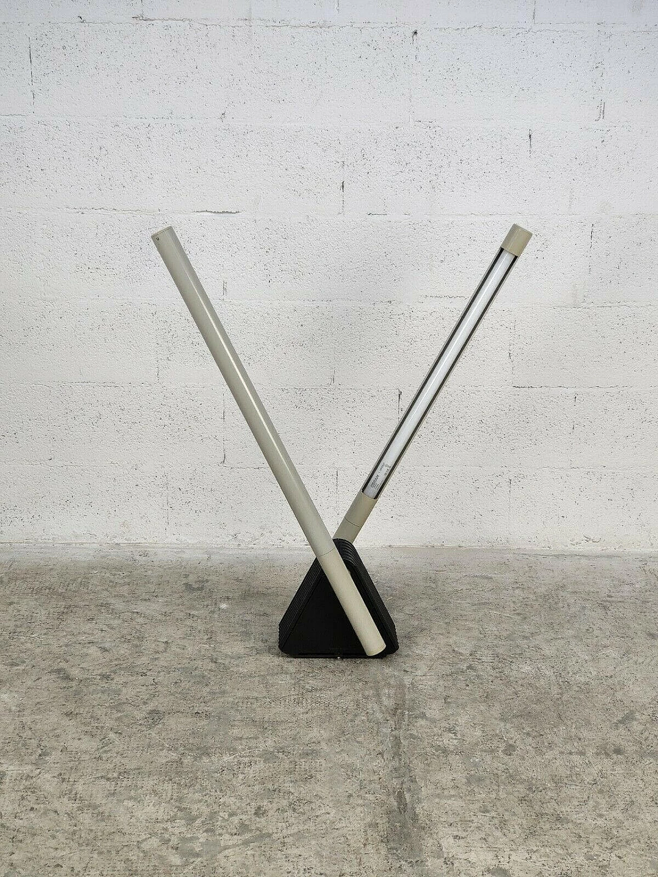 Sistema Flu adjustable table or floor lamp by Rodolfo Bonetto for Luci, 80s 7