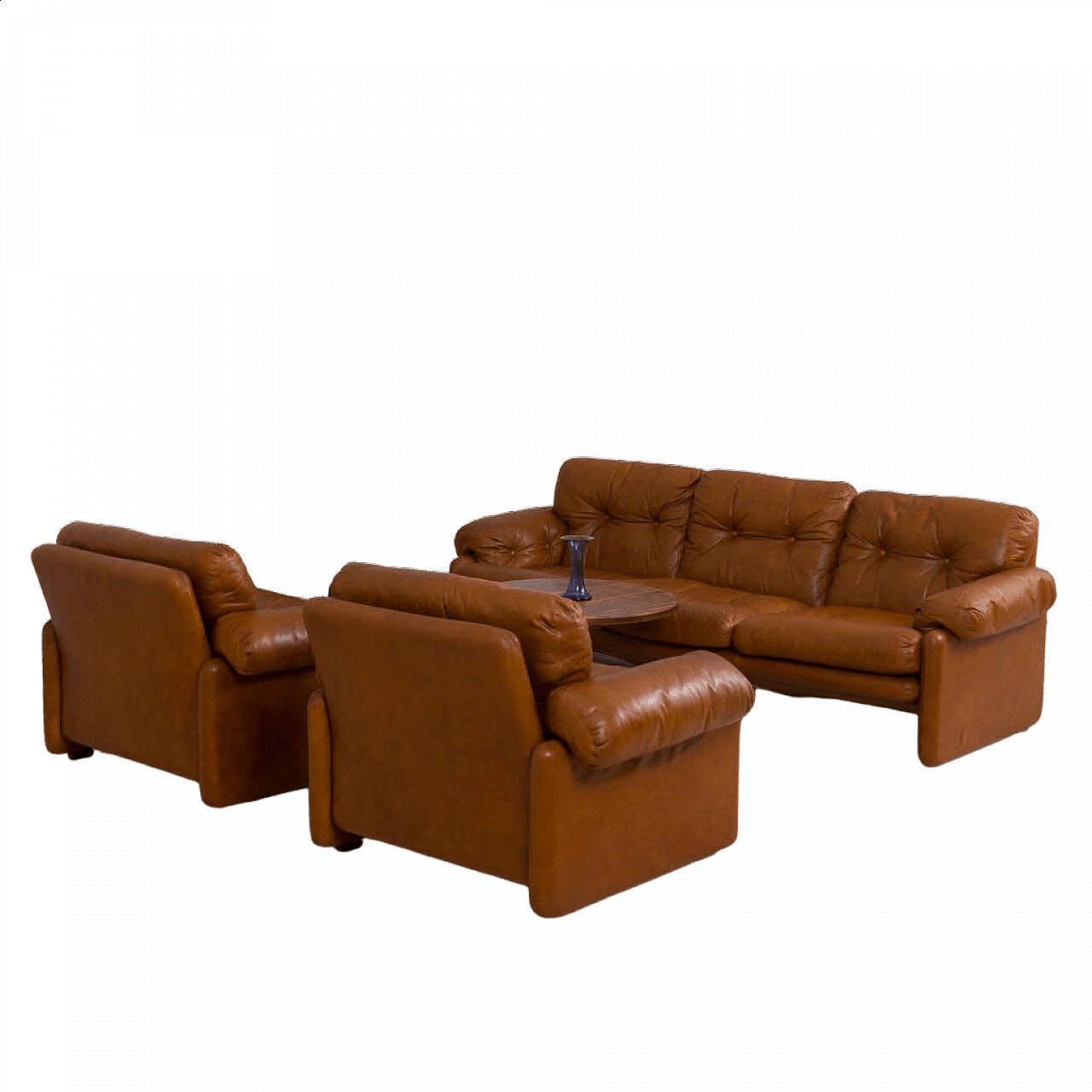 Coronado Sofa and two lounge chairs by Tobia Scarpa for C&B Italia, 1960s 26