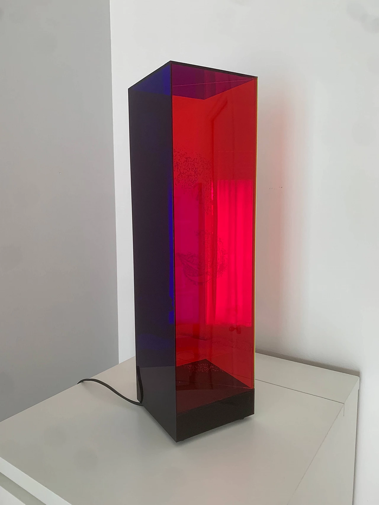 Gino Marotta, Uccidiamo il chiaro di luna, light sculpture, 1980s 28