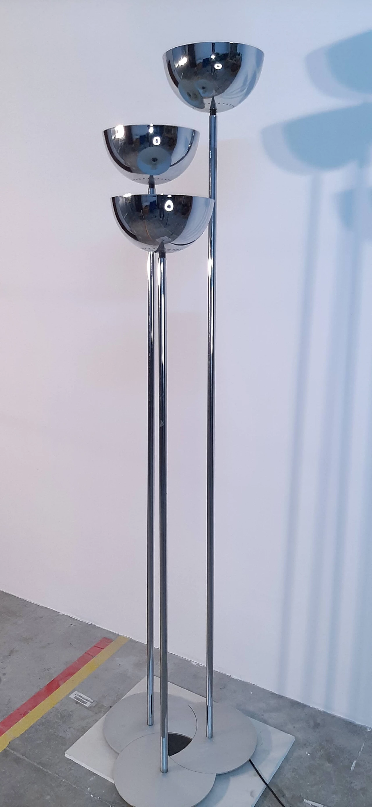 Lamperti floor lamp in chrome, 1970s 5