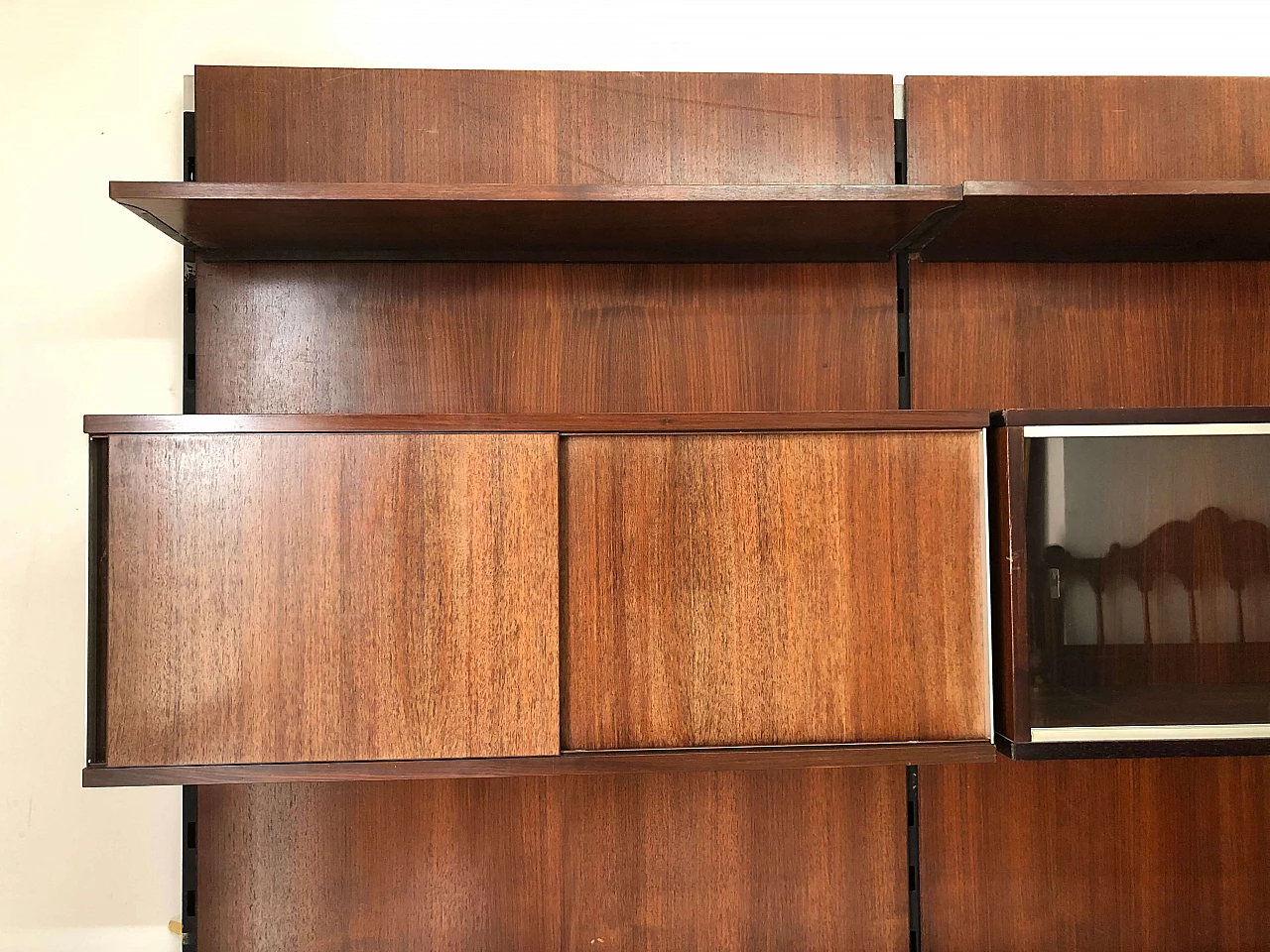 Libreria in legno di Ico Parisi per Mim, anni '50 6