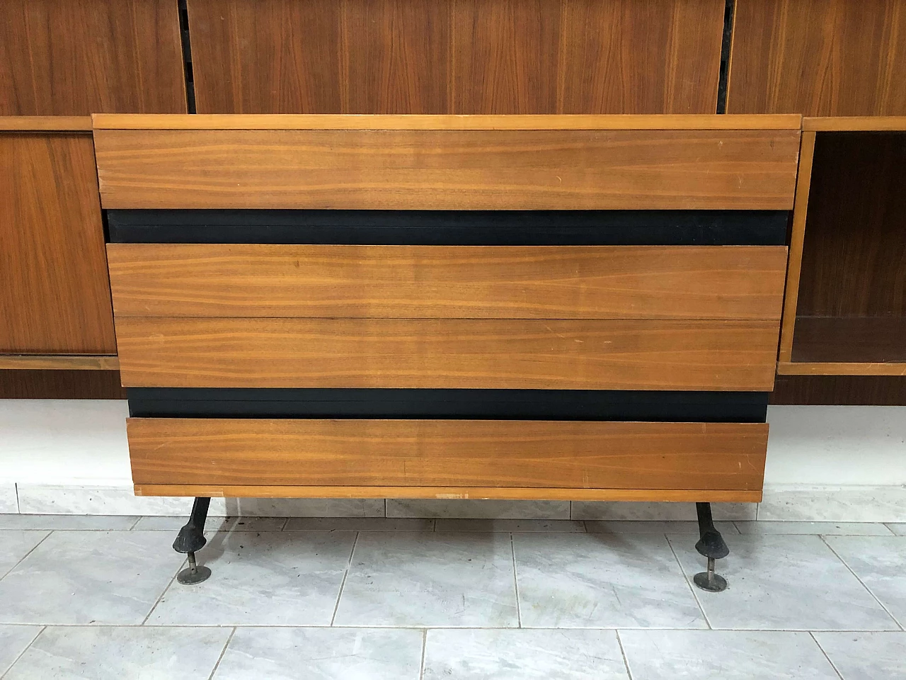 Libreria a parete di Ico Parisi per MIM, anni '50 2