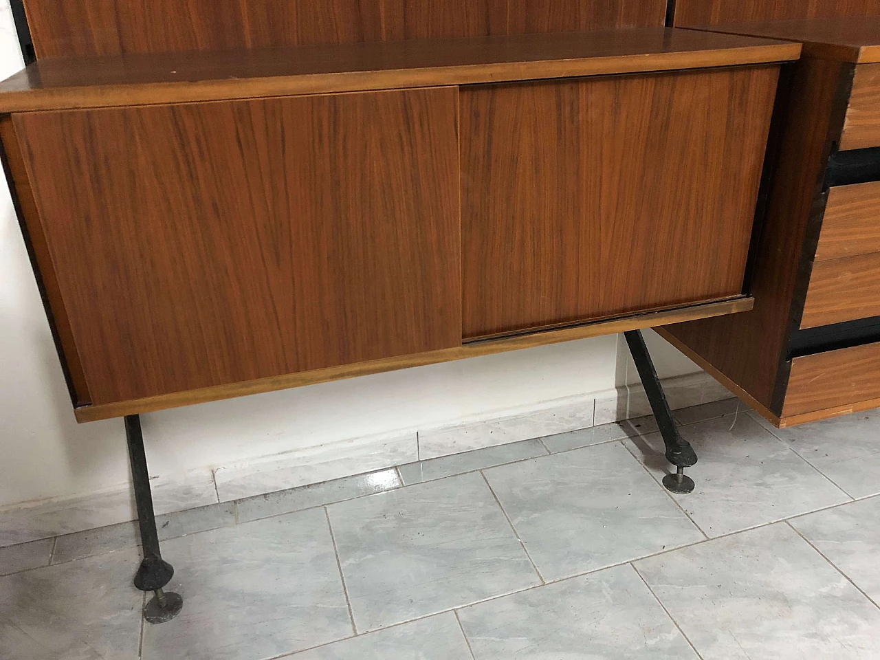 Libreria a parete di Ico Parisi per MIM, anni '50 3