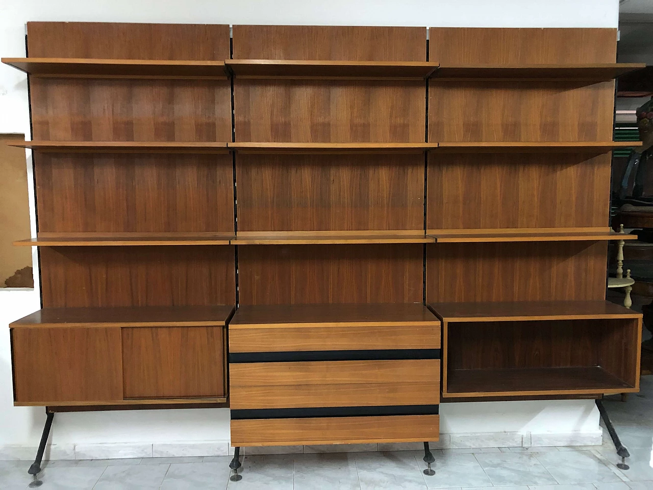 Libreria a parete di Ico Parisi per MIM, anni '50 4