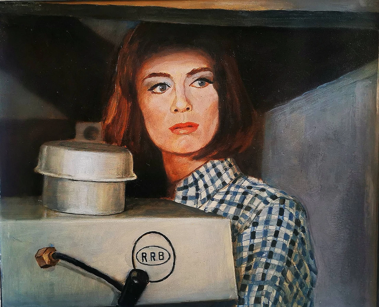 Olio su tela di Miria Malandri dal film "Blow Up" (M. Antonioni) 2016 4