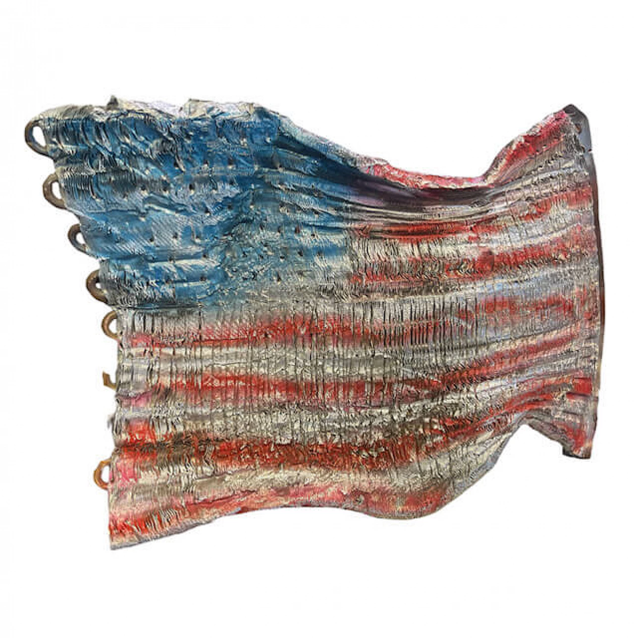 M'HORÒ sculpture depicting the American flag 3