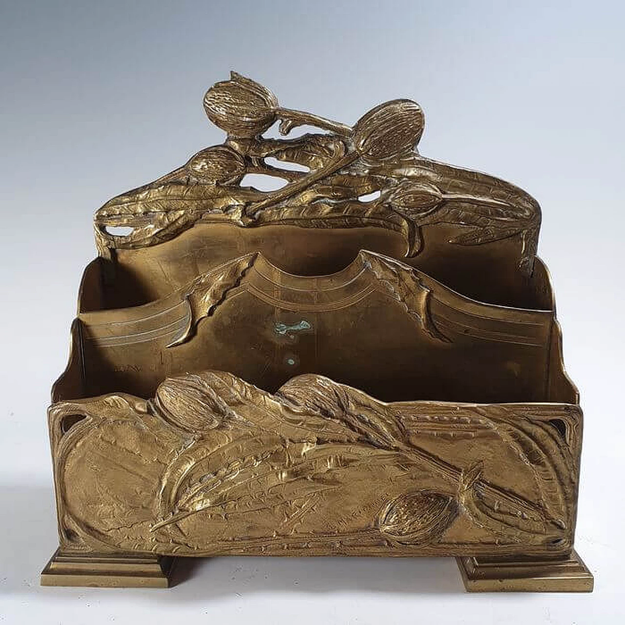 Bronze desk set by Marionnet, 19th century 7