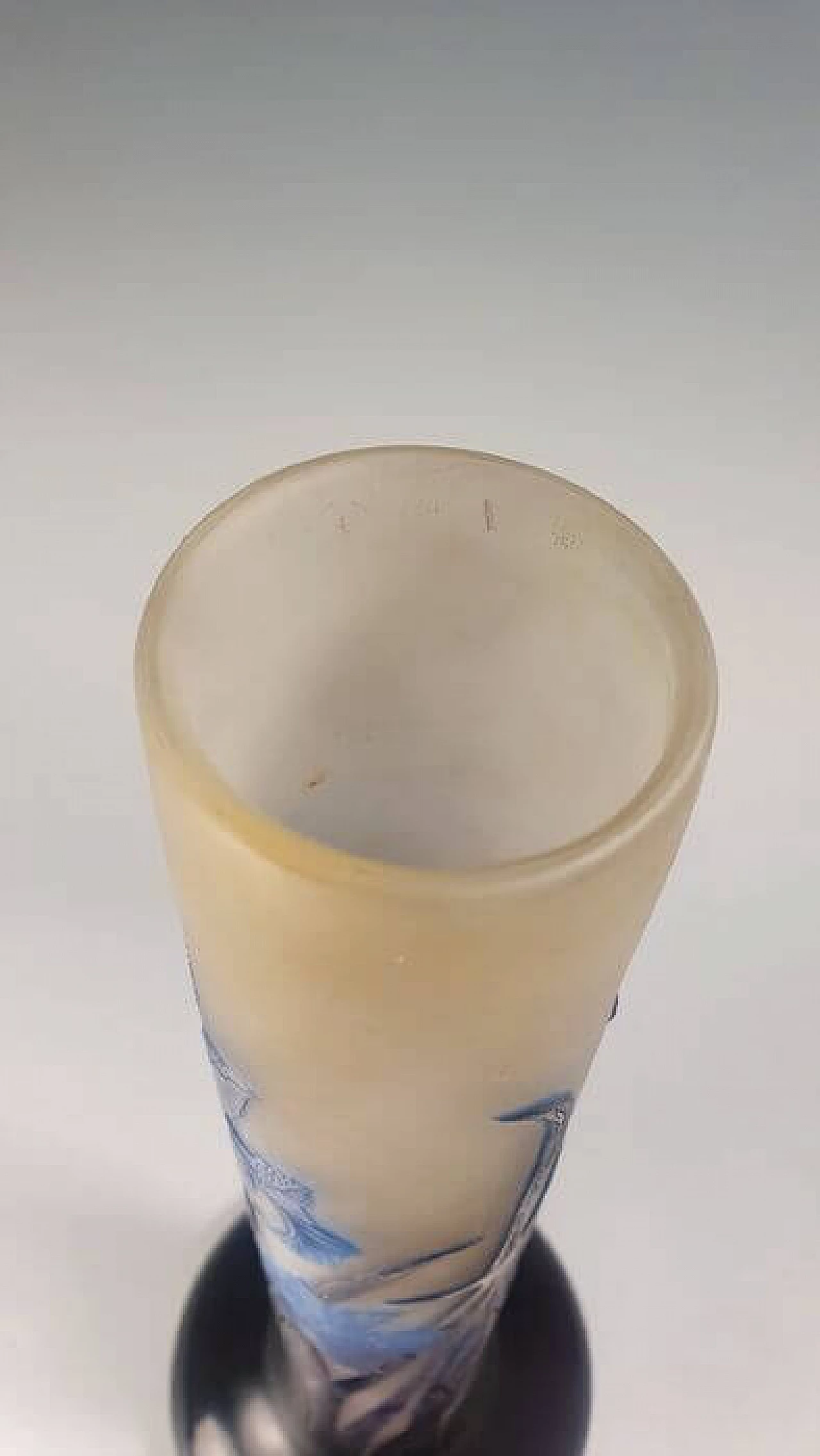 Vaso in vetro multistrato Gallé, anni '20 1
