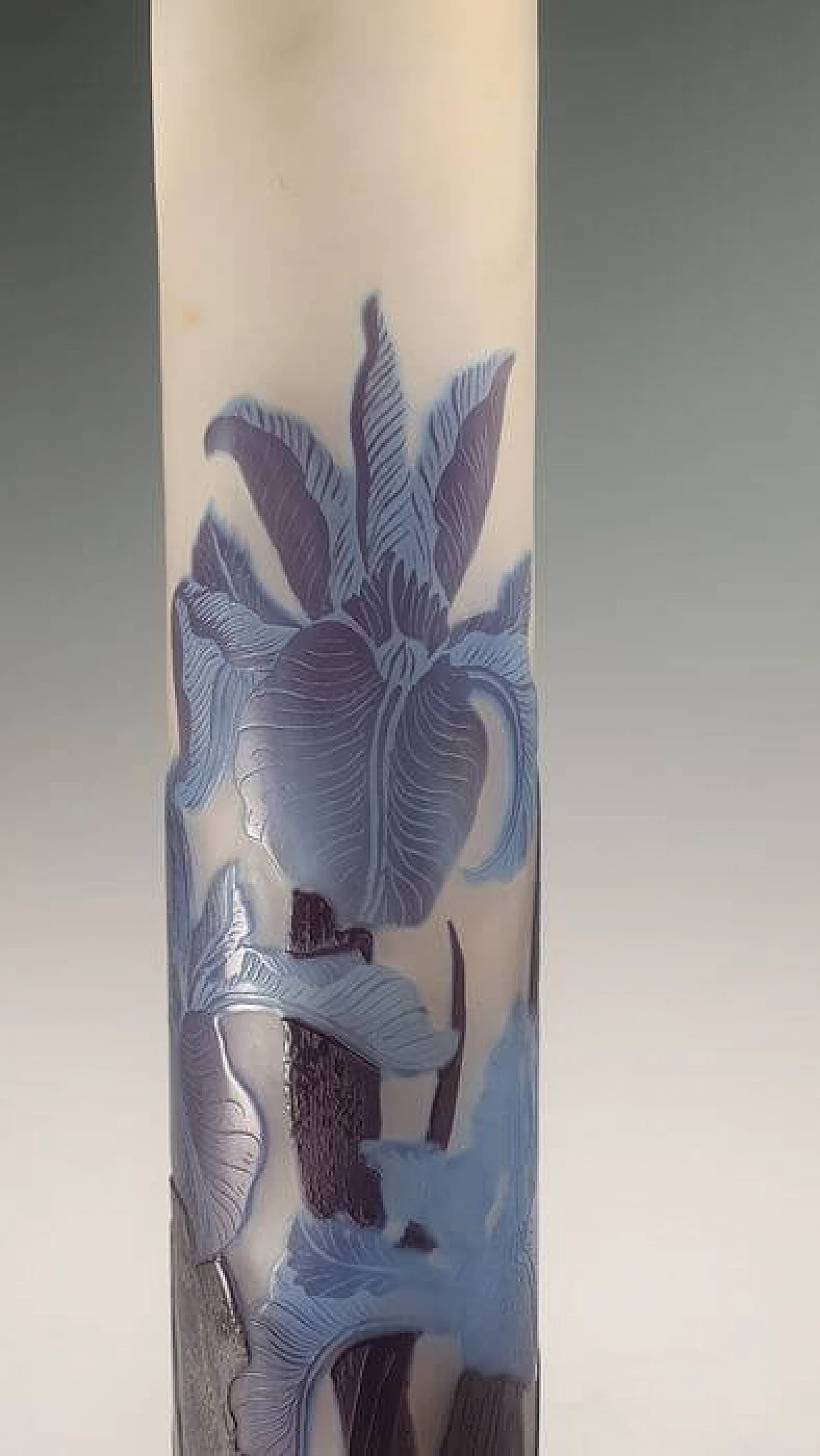 Gallé multilayer glass vase, 1920s 2