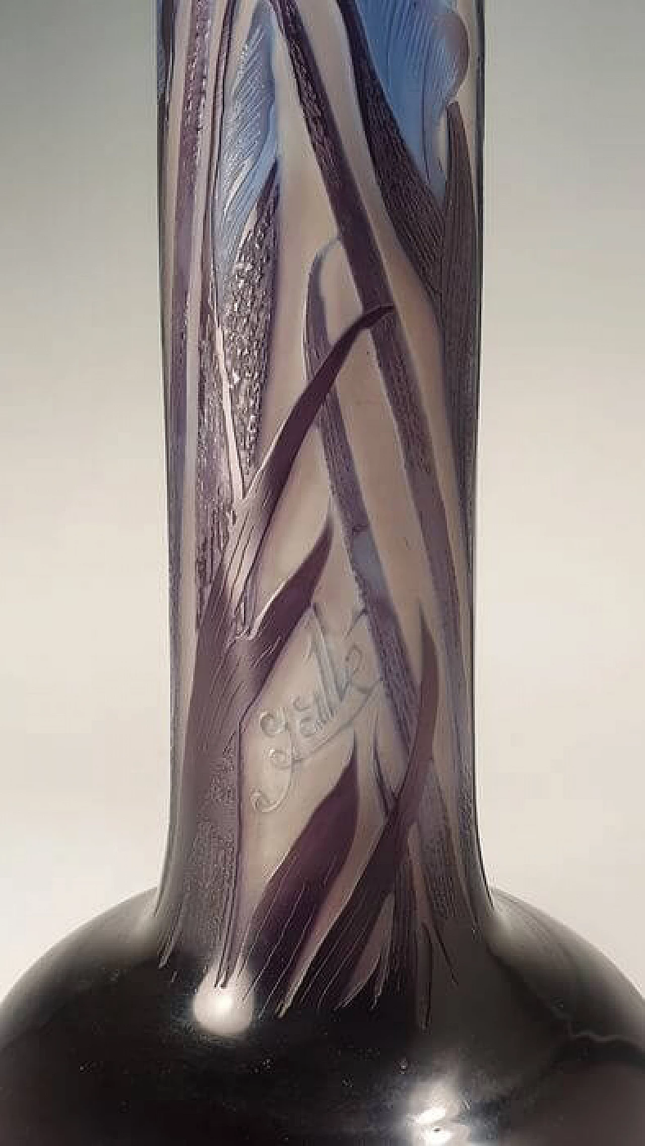 Gallé multilayer glass vase, 1920s 4