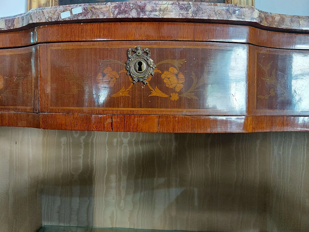 Tall rosewood cabinet in Napoleon style, 19th century 8