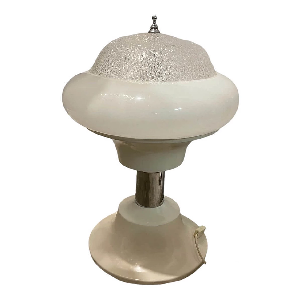 Plastic and chrome table lamp, 1960s 1