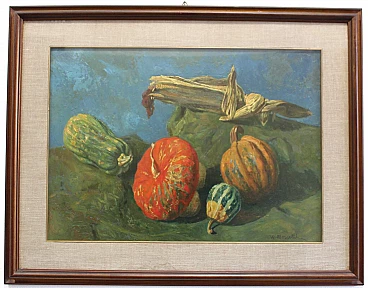 Walter Morselli, Natura morta, dipinto ad olio su tela